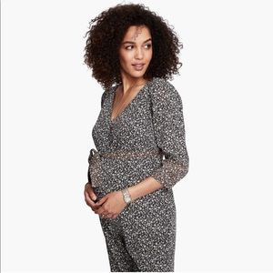 Hatch Maternity jumpsuit with floral print